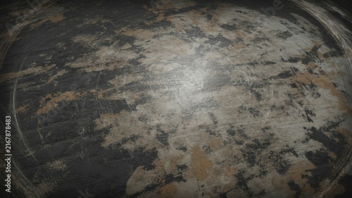 Textured Close-up of Rusted Metal Surface with Scratches and Weathered Patina Gray Brown Tone