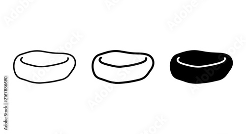 Red Blood Cell Icons, Medical Science Vector Graphics, Erythrocyte Cell Illustration
