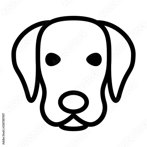 Dog Icon Illustration