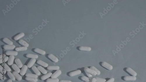 Many Pills Medication Decreasing Increasing With Dolly Move