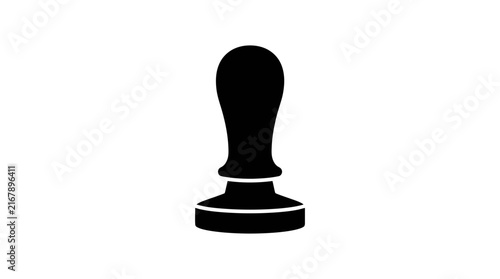 Bild auf Leinwand Coffee Tamper Vector Design Template