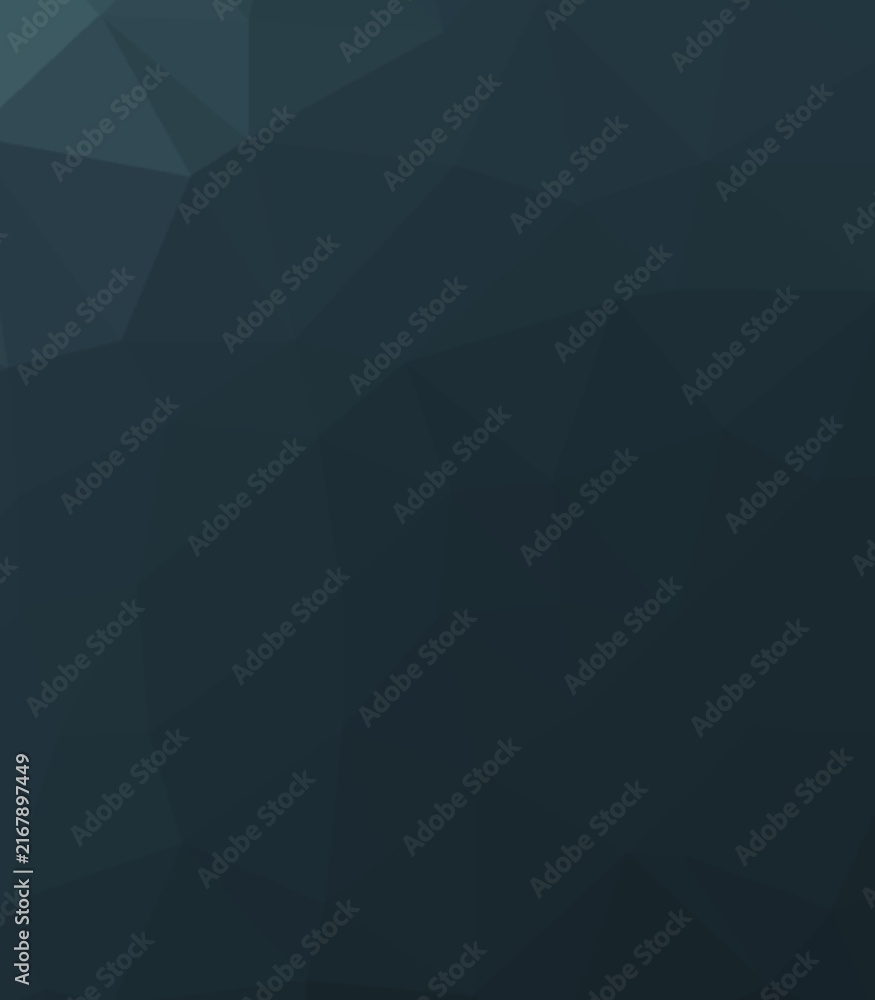 Obraz premium Dark Navy Low Poly Geometric Abstract Background