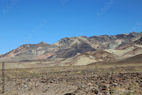 Colorful panorama - Death Valley National Park, California