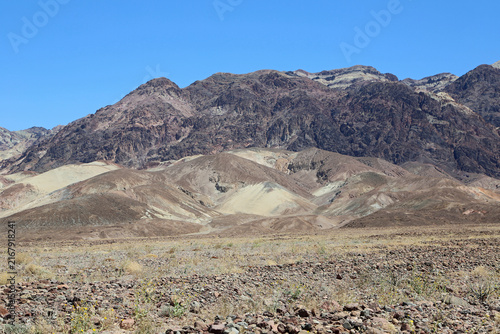 The valley and Funeral Mountains - Death Valley National Park, California