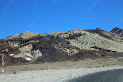 Black and white mountains - Death Valley National Park, California