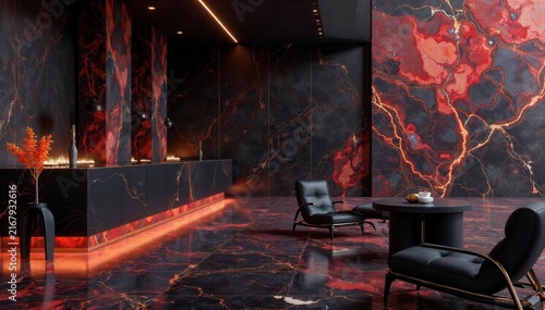 Sleek onyx & emperador marble blend Luxurious Italian design , natural, italian, ceramic