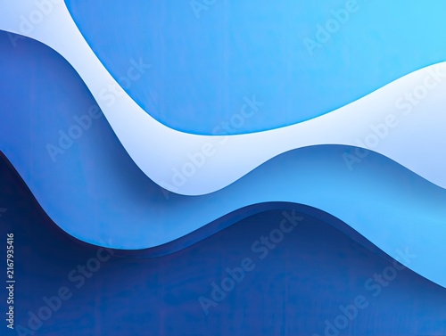 Smooth Blue Wave Abstract Background Texture 1.