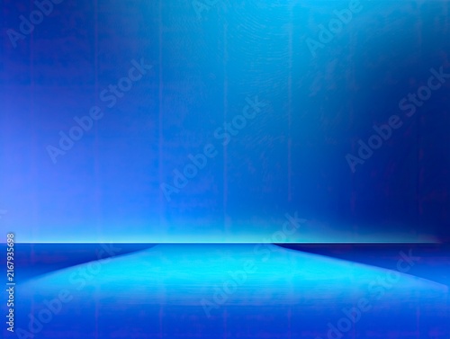 Smooth Gradient Blue Background with Soft Lighting Effect.