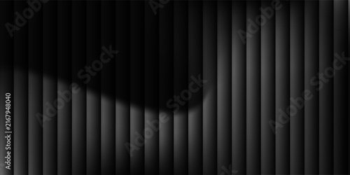 Black Vertical Striped Abstract Background With Subtle Lighting and Shadow Texture.vector.Vertical