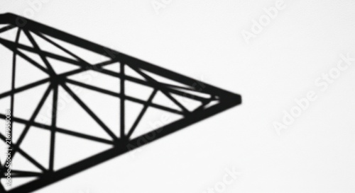 Fototapeta Geometric Pattern on White Background.