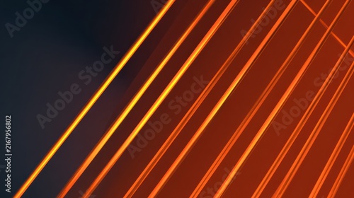 Vibrant Orange and Yellow Diagonal Lines.
