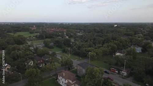 A drone pans an area in Gary, IN. Many residents are still without power. - Taken Aug 23rd, 2026