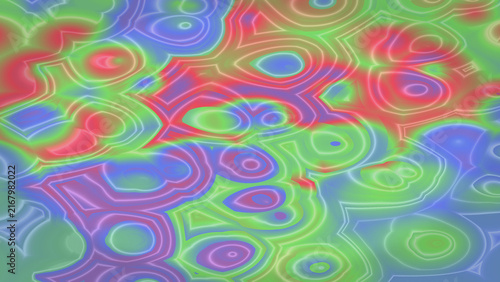 Abstract colorful swirling patterns of vibrant red green blue and purple hues creating a dynamic fluid visual experience perfect for creative digital art backgrounds and design projects