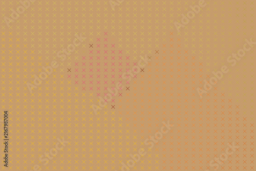 Minimalist Beige and Pastel Cross Pattern