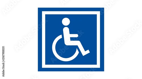 Wheelchair accessibility icon representing inclusive workplace design and mobility safety.