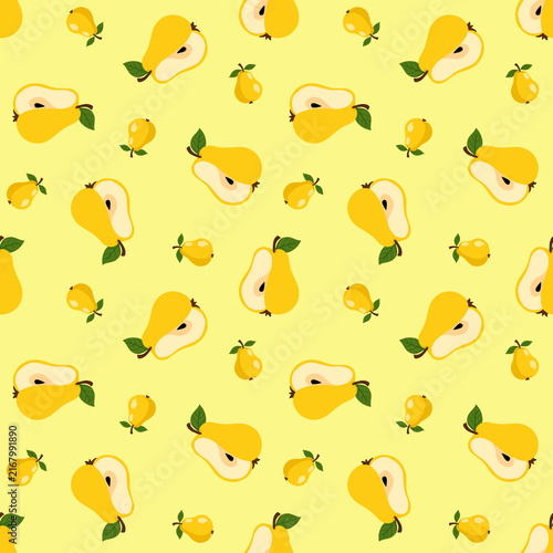 seamless pattern with pears