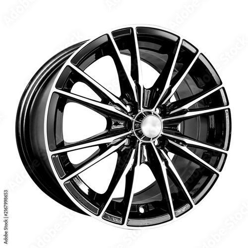 Car Wheel , Alloy Wheel Isolated on transparent Background.