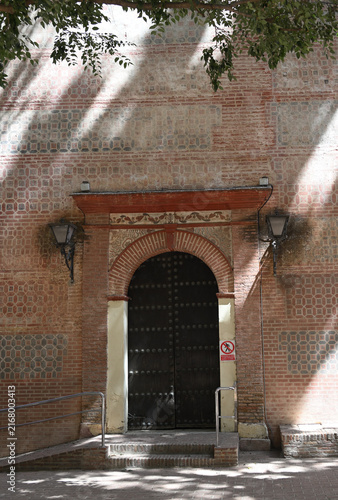 Tür an Die Kathedrale von Málaga im südspanischen Málaga - bedeutendes Renaissance- und Barock Bauwerk, Spanien