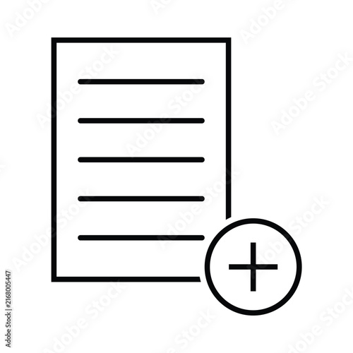 add file, new file icon vector