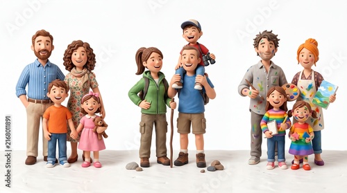 Family Character Clay