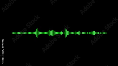 Abstract white audio wave animation, digital sound frequency spectrum visualizer, music equalizer lines, Futuristic Audio Spectrum Visualizer with Oscillating Sound Waves