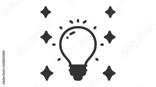 Animated creativity icon