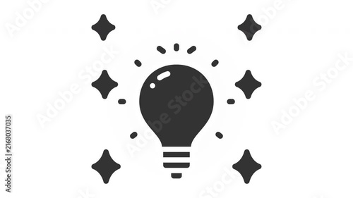 Animated creativity icon