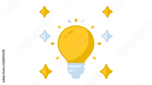 Animated creativity icon
