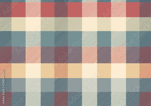 Creative geometric background blending diagonal stripes with balanced colorful square elements