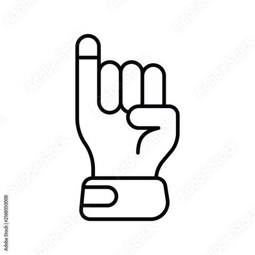 Vote icon with white background vector stock illustration