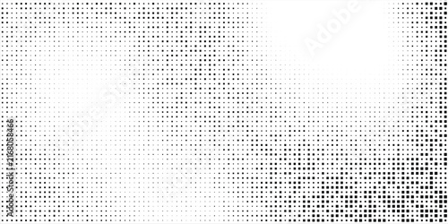 Minimalist Abstract Backdrop with Square Halftone Gradient and Modern Geometric Mosaic Texture