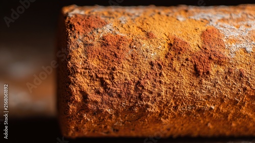 Old Clay Pipe Mineral Deposit Texture