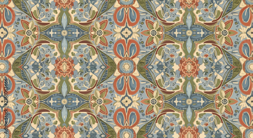 Scandinavian style vintage vector eps pattern design