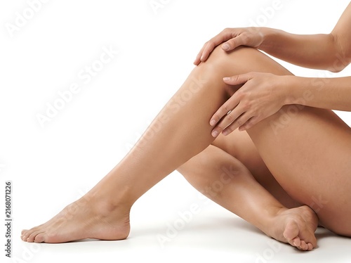 Woman Smooth Legs Skincare Touch