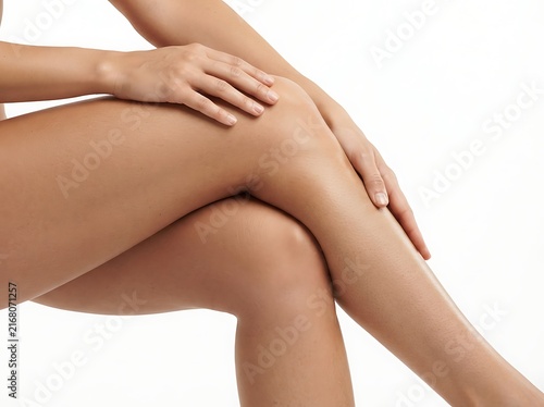 Woman Smooth Legs Depilation Care