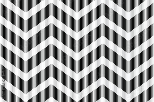 Seamless pattern of vertical black lines forming a repeating zigzag chevron shape on light gray background