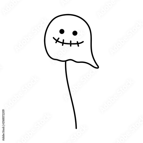 ハロウィンの風船おばけ