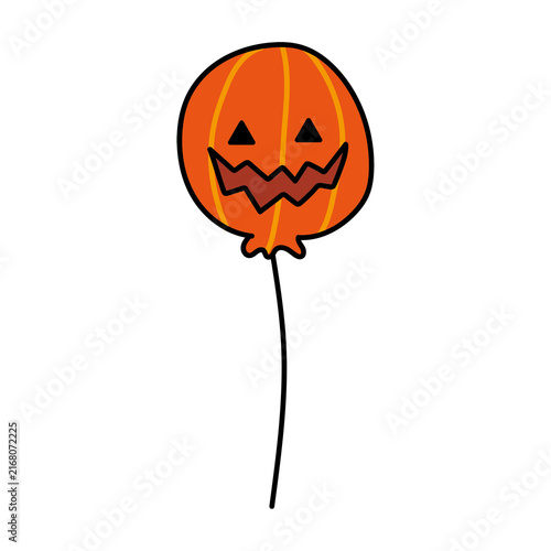 ハロウィンの風船ジャックオランタン