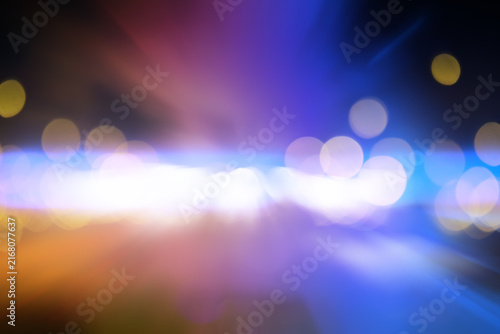 Abstract background. Bokeh and lights on a smooth blue and red background. Technology Blue gradient  defocused abstract photo smooth background