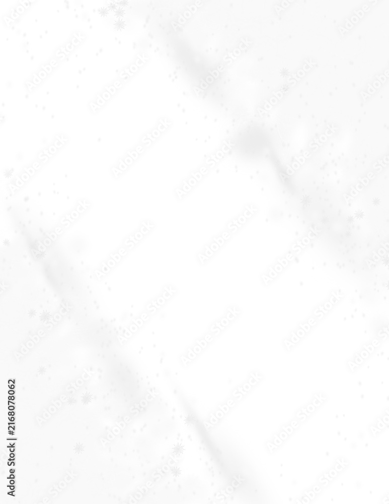 Fototapeta premium Snowflakes crystal ice frame corner background
