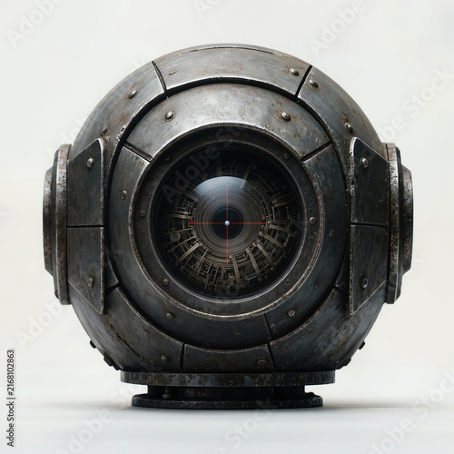 Industrial Distressed Spherical Camera Robot with Laser Crosshair Lens