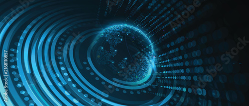 Abstract high technology and science background