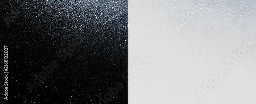 Gentle Snowfall Border Effect PNG
