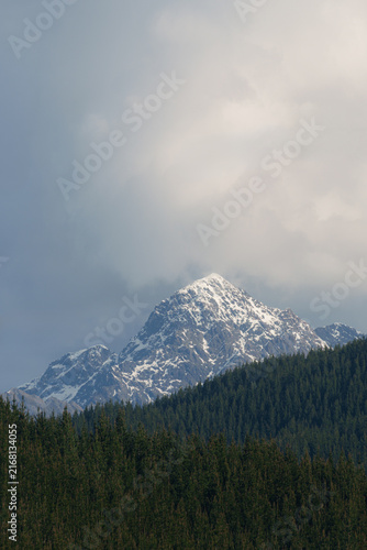 clouds over the mountain