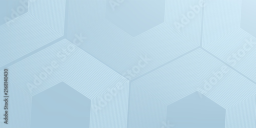 Digital abstract background hexagon lines on gray background. Futuristic digital network stripe line art design for poster, brochure, cover, website, banner