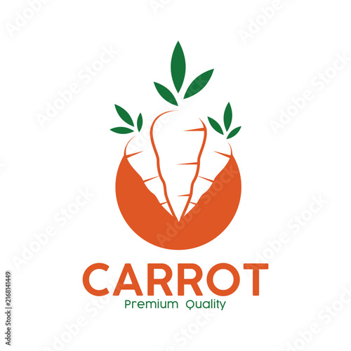 Carrot Logo vector icon design