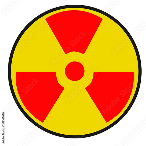 panneau danger radioactivité, PNG fond transparent