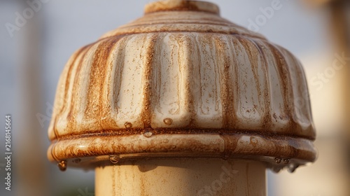 Old Porcelain Insulator Glazed Texture