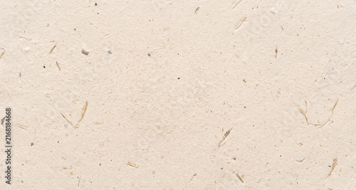 Photography Natural Handmade Recycled Paper Texture Background with Organic Fibers and Seeds