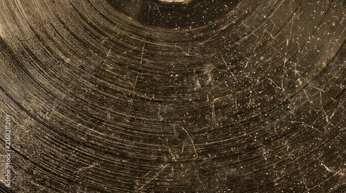 Sepia grunge texture overlay with scratches and dust on black background